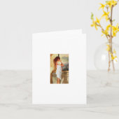 Het Meisje van de kaarten van de nota na Bad (Gele Bloem)