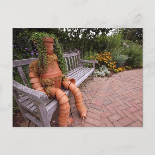 Het Meisje van de Pot van de bloem Briefkaart (Voorkant)