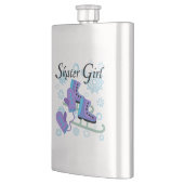 Het Meisje van de schaatser Heupfles (Links)