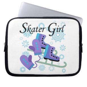 Het Meisje van de schaatser Laptop Sleeve