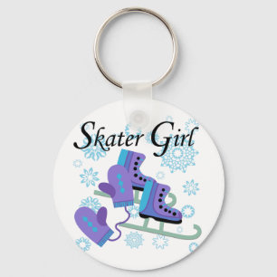 Het Meisje van de schaatser Sleutelhanger