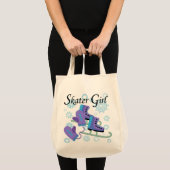 Het Meisje van de schaatser Tote Bag (Voorkant (product))