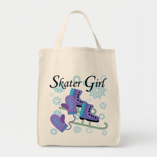 Het Meisje van de schaatser Tote Bag (Voorkant)