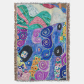 Het meisje van Gustav Klimt Deken (Voorkant Verticaal)