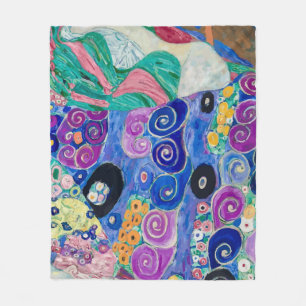 Het meisje van Gustav Klimt Fleece Deken