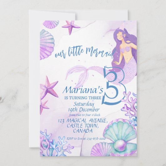 Het Meisje Van Het Verjaardagsfeestje Van De Klein Kaart (Voorkant)