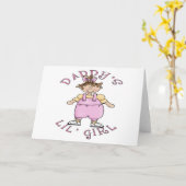 Het Meisje van Lil van de papa Kaart (Gele Bloem)