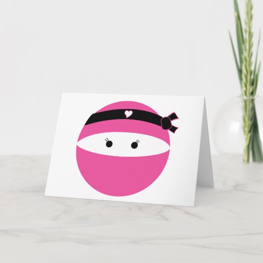 Het Meisje van Ninja Kaart (Voorkant)