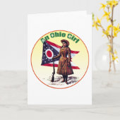 Het Meisje van Ohio, Annie Oakley Kaart (Gele Bloem)