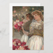 Het meisje van Peony | Childe Hassam (Voorkant / Achterkant)