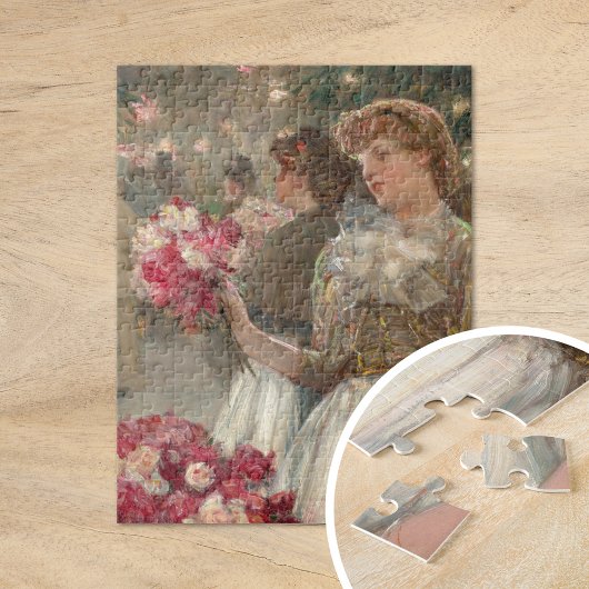 Het meisje van Peony | Childe Hassam Legpuzzel