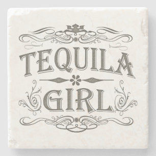 Het Meisje van Tequila Stenen Onderzetter
