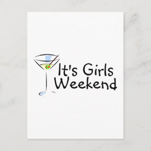 Het Meisjes Weekend Briefkaart