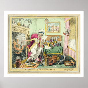 Het mengen van een Recipe voor Korns, gepubliceerd Poster