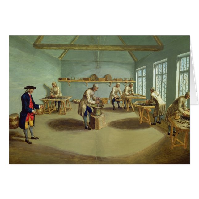 Het mengen van het poeder (Voorkant Horizontaal)