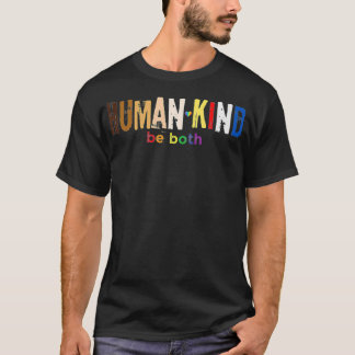 Het menselijk wezen is allebei gelijk LGBT Gay Pri T-shirt