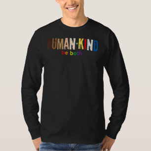 Het menselijk wezen is allebei gelijk Lgbt Gay Pri T-shirt