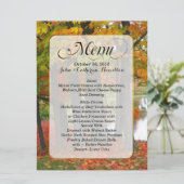 Het menu Aangepaste bruiloft voor alle kleuren inv (Staand voorkant)