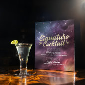 Het Menu Galaxy Constellations van het Menu van de Poster