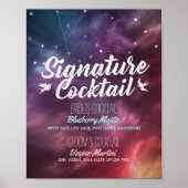 Het Menu Galaxy Constellations van het Menu van de Poster (Voorkant)