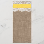 Het menu Geel Collectie voor gouden handdoeken (Achterkant)