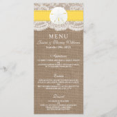 Het menu Geel Collectie voor gouden handdoeken (Voorkant)