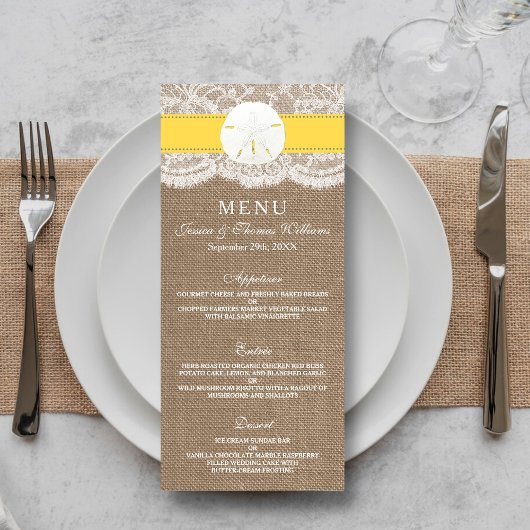 Het menu Geel Collectie voor gouden handdoeken