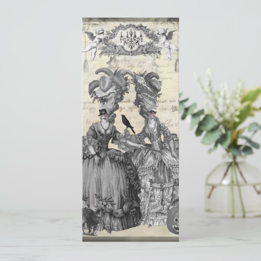 Het menu Halloween Ball (Staand voorkant)