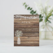 Het menu Rustic Baby's van het budget Rustic Strin (Staand voorkant)