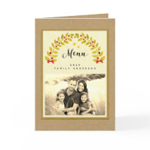 het menu sjabloon van de feestdag voor het kerstdi