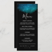 Het menu Stars Alignment Wedding Dinner (Voorkant / Achterkant)