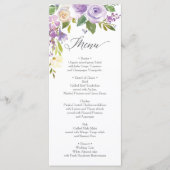 Het Menu van de bruiloft - het Menu van het Vrijge (Voorkant)