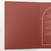 Het Menu van de Terracotta & van de Drink van het (Binnenzijde eerst)