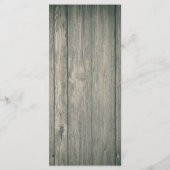 Het Menu van de weddenschap Roestend Hout & het Li (Achterkant)