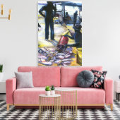 Het menu van vandaag Bahama’s Canvas Afdruk (Insitu (Woonkamer))