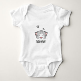 Het meoww baby jersey bodysuit ontwerp