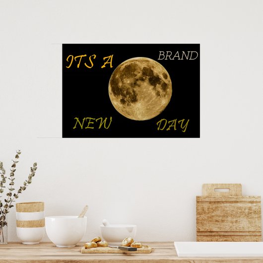 Het merk New Day Poster (Keuken)