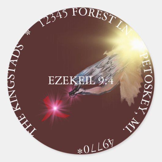 HET MERK RONDE STICKER (Voorkant)