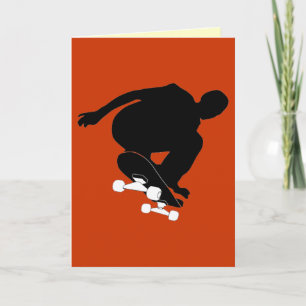 het met een skateboard rijden van kaart
