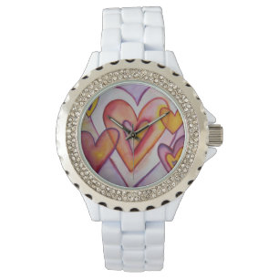 Het met elkaar verbinden van de Liefde Harde Kleur Horloge