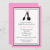 Het meten van Spoons Bridal Shower Uitnodiging (Voorkant / Achterkant)