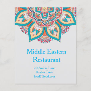 Het Midden-Oosten of het Libanese Marokkaanse rest Flyer