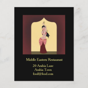 Het Midden-Oosten of het Libanese Marokkaanse rest Flyer