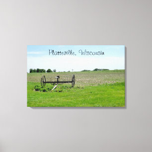 Het Midwesten, boerderijfotografie Canvas Afdruk
