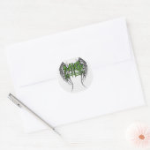 Het MiG-effect Ronde Sticker (Envelop)