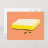 Het milderen citroenstaaf karakter briefkaart (Voorkant / Achterkant)