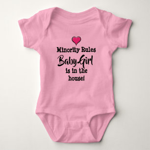Het minderheidsreglement Baby Girl is in huis! Romper