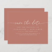 Het minimalistische Manuscript van Terracotta van  (Voorkant / Achterkant)