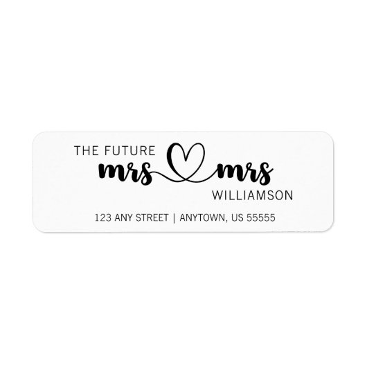 Het minimalistische Toekomstige MRS en MRS het Adr Etiket (Voorkant)