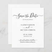 Het minimum van de begroting elegant Manuscript sp (Voorkant / Achterkant)